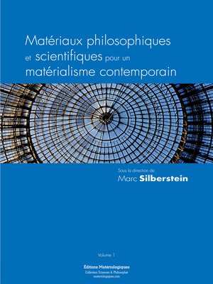 cover image of Matériaux philosophiques et scientifiques pour un matérialisme contemporain
